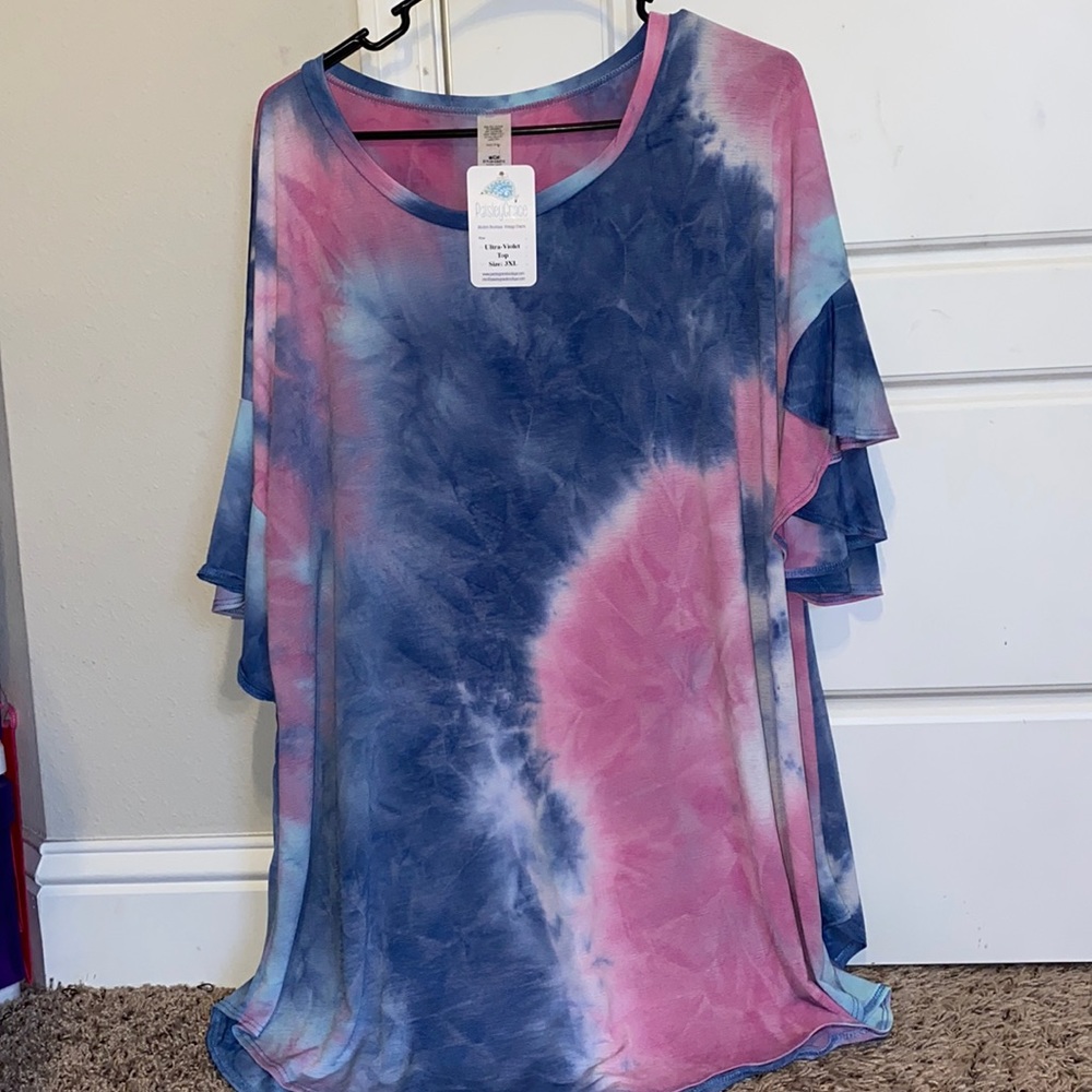 Boutique tie dye top size 3x 18-20
